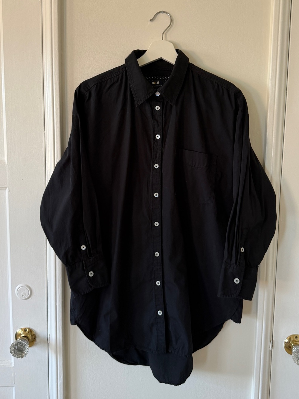 MAEVE by Anthropologie Black Button Up Shirt - Medium